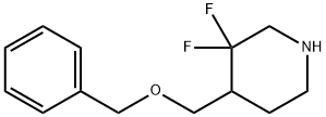 4-[(benzyloxy)Methyl]-3,3-difluoropiperidine Struktur