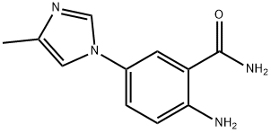 2-aMino-5-(4-Methyl-1H-iMidazol-1-yl)benzaMide Struktur