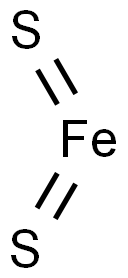 Iron sulfide Struktur