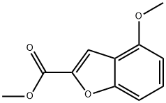 METHYL 4-METHOXYBENZOFURAN-2-CARBOXYLATE Struktur