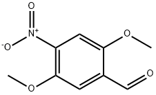 2,5-Dimethoxy-4-nitrobenzaldehyde Struktur