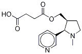 rac-trans 3’-Hydroxymethylnicotine Hemisuccinate Struktur