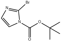 1H-Imidazole-1-carboxylic acid, 2-bromo-, 1,1-dimethylethyl ester Struktur