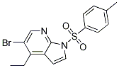 5-broMo-4-ethyl-1-tosyl-1H-pyrrolo[2,3-b]pyridine Struktur