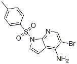 5-broMo-1-tosyl-1H-pyrrolo[2,3-b]pyridin-4-aMine Struktur