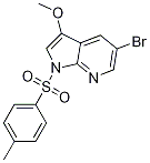 5-broMo-3-Methoxy-1-tosyl-1H-pyrrolo[2,3-b]pyridine Struktur