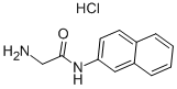 GLYCINE BETA-NAPHTHYLAMIDE HYDROCHLORIDE Struktur