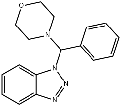 (4-MORPHOLINYLPHENYLMETHYL)BENZOTRIAZOL& Struktur