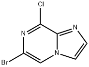 6-Bromo-8-chloroimidazo[1, 2-a]pyrazine Struktur