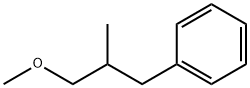 Benzene,(3-methoxy-2-methylpropyl)- Struktur