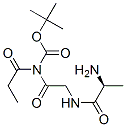 tert-butoxycarbonyl-alanyl-glycyl-isopropylamide Struktur