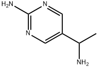 5-(1-Aminoethyl)pyrimidin-2-amine Struktur