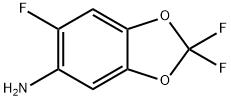 2,2,6-TRIFLUORO-1,3-BENZODIOXOL-5-AMINE Struktur