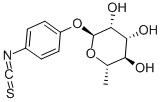 A-L-RHAMNOPYRANOSYLPHENYL*ISOTHIOCYANATE Struktur