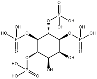 myo-Inositol 1,4,5,6-Tetrakis(phosphate) Struktur