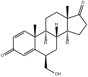 Exemestane Related Compound B (15 mg) (6-hydroxymethylandrostra-1,4-diene-3,17-dione) Struktur