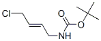 Carbamic acid, (4-chloro-2-butenyl)-, 1,1-dimethylethyl ester, (E)- (9CI) Struktur