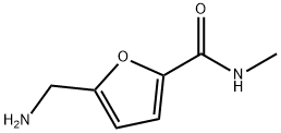 5-(aminomethyl)-N-methyl-2-furamide(SALTDATA: 1HCl 0.025(C6H5)3PO) Struktur