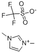 1,3-DIMETHYLIMIDAZOLIUM TRIFLUOROMETHANESULFONATE Struktur