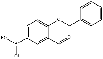 4-BENZYLOXY-3-FORMYLPHENYLBORONIC ACID Struktur