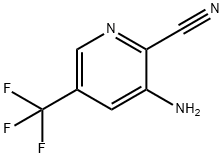 3-Amino-2-cyano-5-(trifluoromethyl)pyridine Structure