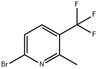 Pyridine, 6-bromo-2-methyl-3-(trifluoromethyl)- Struktur