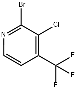 2-bromo-3-chloro-4-(trifluoromethyl)pyridine Struktur