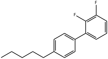 2,3-Difluoro-4'-pentyl-1,1'-biphenyl Struktur