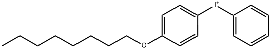 4-OCTYLOXYDIPHENYLIODONIUMHEXAFLUOROANTIMONATE Struktur