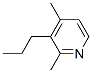 Pyridine, 2,4-dimethyl-3-propyl- (9CI) Struktur