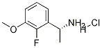 (1R)-1-(2-FLUORO-3-METHOXYPHENYL)ETHYLAMINE-HCl Struktur