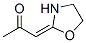 2-Propanone, 1-(2-oxazolidinylidene)-, (E)- (9CI) Struktur