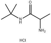 2-Amino-N-(tert-butyl)propanamide hydrochloride Struktur