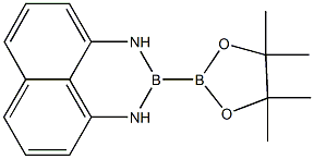 1-pinacolato-2-(1,8)diamo-naphthalenylborane Struktur