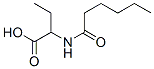 Butanoic  acid,  2-[(1-oxohexyl)amino]- Struktur