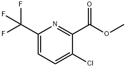 3-Chloro-6-trifluoromethyl-pyridine-2-carboxylic acid methyl ester Struktur