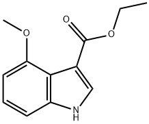 ethyl 4-Methoxy-1H-indole-3-carboxylate Struktur