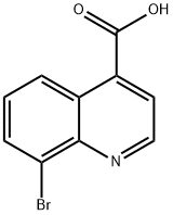 8-BROMOQUINOLINE-4-CARBOXYLIC ACID Struktur