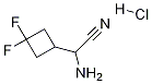 2-AMino-2-(3,3-difluoro-cyclobutyl)-acetonitrile HCl Struktur