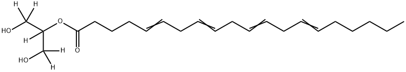 2-Arachidonyl Glycerol-d5 Struktur