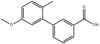 5-Methoxy-2-Methylbiphenyl-3-carboxylic acid Struktur