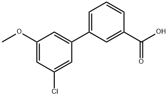 3-Chloro-5-Methoxybiphenyl-3-carboxylic acid Struktur