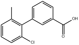 2-Chloro-6-Methylbiphenyl-3-carboxylic acid Struktur