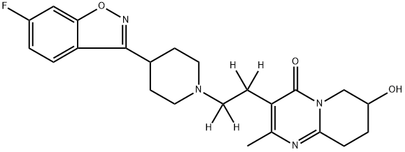 7-Hydroxy Risperidone-d4 Struktur