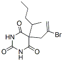 5-(2-bromoallyl)-5-(1-methylbutyl)-1H,3H,5H-pyrimidine-2,4,6-trione Struktur