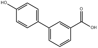 3-(4-Hydroxyphenyl)benzoic acid Struktur