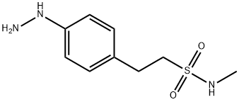 4-Hydrazino-N-methtylbenzeneethanesulfonamide Struktur