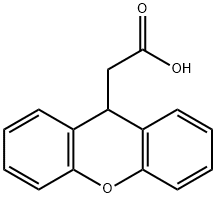 (9H-XANTHEN-9-YL)-ACETIC ACID Struktur