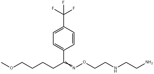 N-(Ethylamino) Fluvoxamine
 Struktur