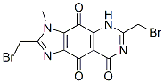 3H-Imidazo[4,5-g]quinazoline-4,8,9(5H)-trione,  2,6-bis(bromomethyl)-3-methyl-  (9CI) Struktur